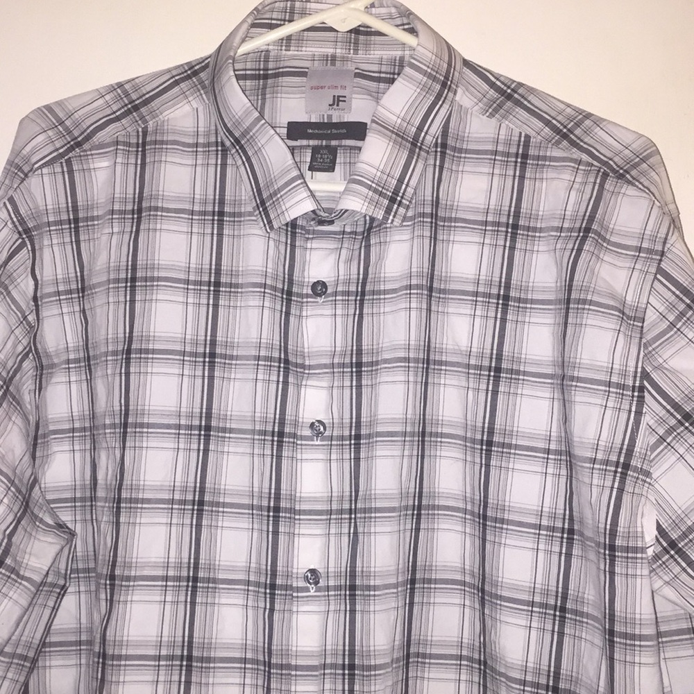 JFj.Ferrar Mens Slim Fit Long Sleeves Button Down - Picture 6 of 11